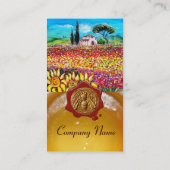 BLUME FELDER, HONEY BEE RED WAX SIEGEL, BEEKEEPER VISITENKARTE (Rückseite)