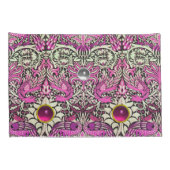 BLUME, FELSBÖSE, DRAGONEN, WEISSSTÄTTE AUS PINK KISSENBEZUG (Rückseite-Rechts)