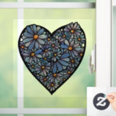 Blume Fensteraufkleber (Zuhause)