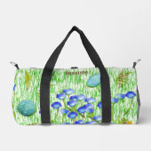 Blume Ferns Grass Rocks Malerei Personalisiert Duffle Bag (Vorderseite)