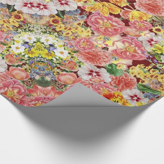 Blume Festival Wrapping Paper Geschenkpapier (Ecke)