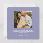 Blume Field Baby Dusche Einladung (Rückseite)