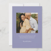 Blume Field Baby Dusche Einladung (Rückseite)