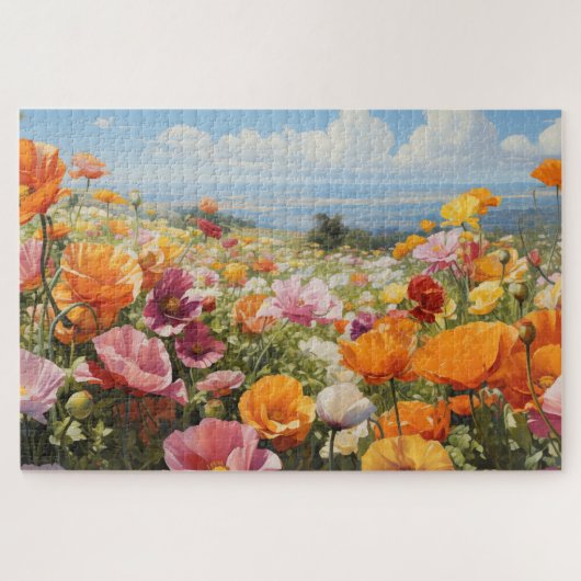 Blume Field Jigsaw Puzzle, 1014 Stk. 30"x20" Puzzle (Horizontal)