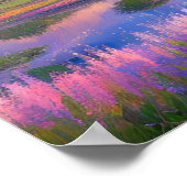 Blume Field Oasis Poster (Ecke)