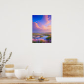 Blume Field Oasis Poster (Küche)