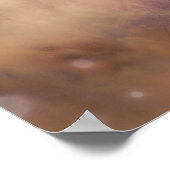 Blume Field Rustic Country Wedding Banner Poster (Ecke)