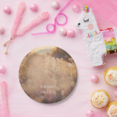 Blume Field Rustikales Land Hochzeit Empfang Pappteller (Party)