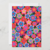 Blume Fiesta Toast Probe Abendessen Einladung (Rückseite)