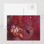 Blume filmt Kunst Postkarte (Vorne/Hinten)