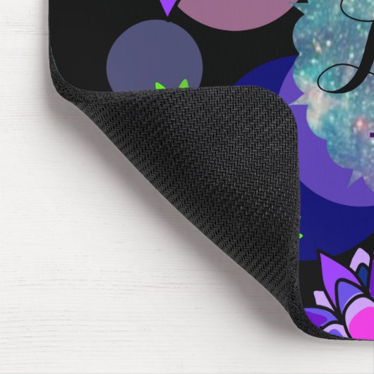 Blume Firework Einzigartig Einfache, stilvolle Hip Mousepad (Ecke)