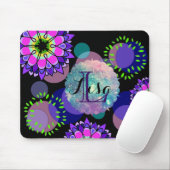 Blume Firework Einzigartig Einfache, stilvolle Hip Mousepad (Mit Mouse)
