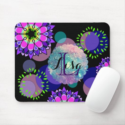 Blume Firework Einzigartig Einfache, stilvolle Hip Mousepad (Mit Mouse)