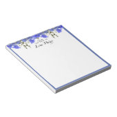 Blume FL18 Personalisiert Notepad Notizblock (angewinkelt)