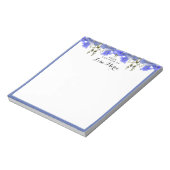 Blume FL18 Personalisiert Notepad Notizblock (Rotiert)