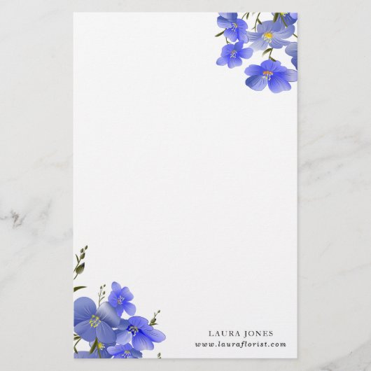 Blume FL18 Stationery Briefpapier (Vorderseite)