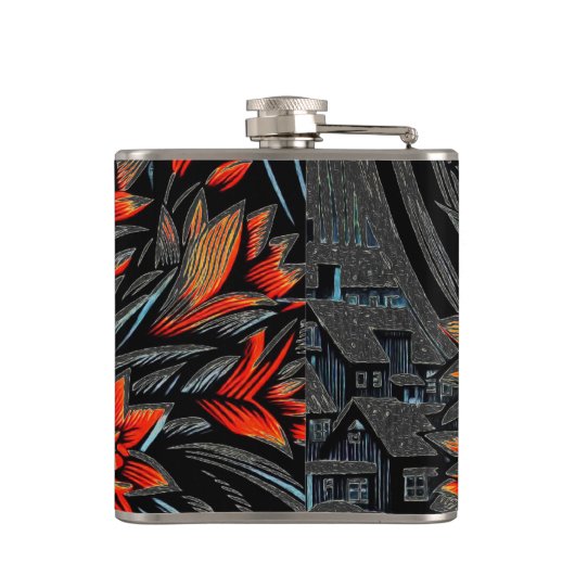 Blume Flachmann (Rückseite)