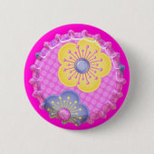 Blume Flaschenhülse Backpack Button Button (Vorderseite)