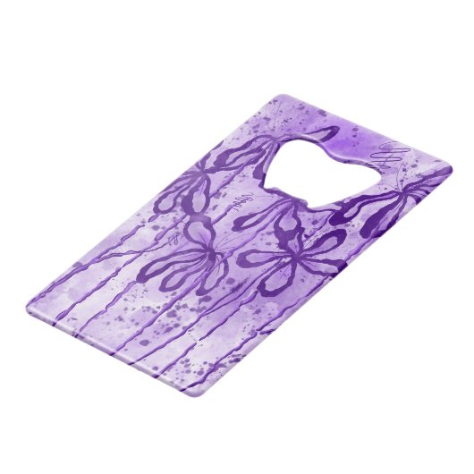 Blume Flaschenöffner (Vorderseite Schrägansicht)