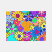 Blume Fleece Blanket (Vorderseite (Horizontal))