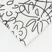 Blume Fleece Blanket (Ecke)