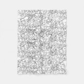 Blume Fleece Blanket (Vorderseite)