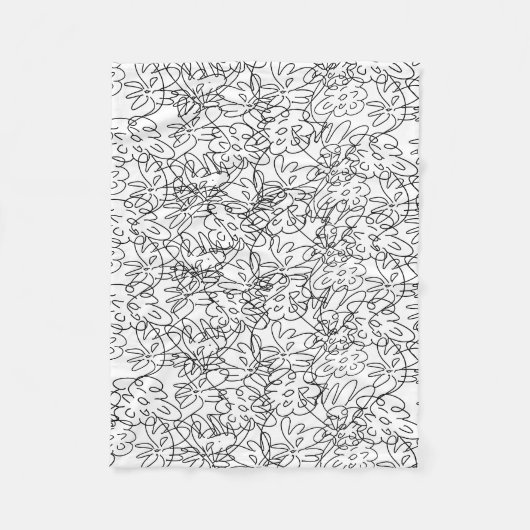 Blume Fleece Blanket (Vorderseite)