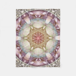 Blume Fleece-Decke der Lebenmandala-13 Fleecedecke