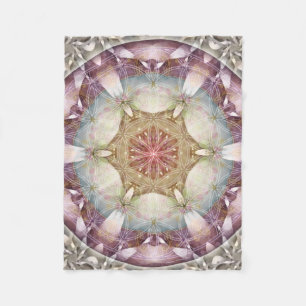 Blume Fleece-Decke der Lebenmandala-13 Fleecedecke