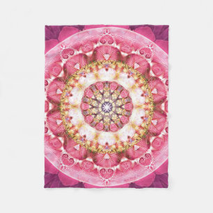 Blume Fleece-Decke der Lebenmandala-5 Fleecedecke