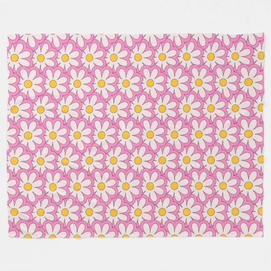 Blume Fleecedecke (Vorderseite (Horizontal))