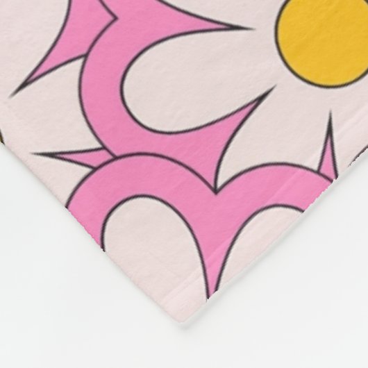 Blume Fleecedecke (Ecke)