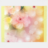Blume Fleecedecke (Vorderseite (Horizontal))
