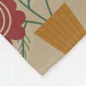 Blume Fleecedecke (Ecke)