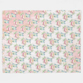 Blume Fleecedecke (Vorderseite (Horizontal))