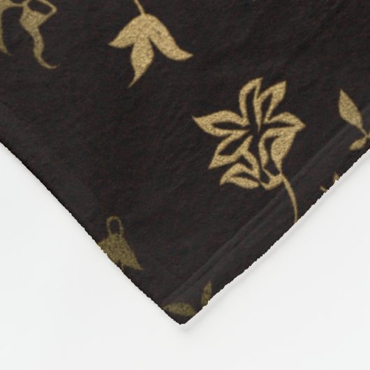 Blume Fleecedecke (Ecke)