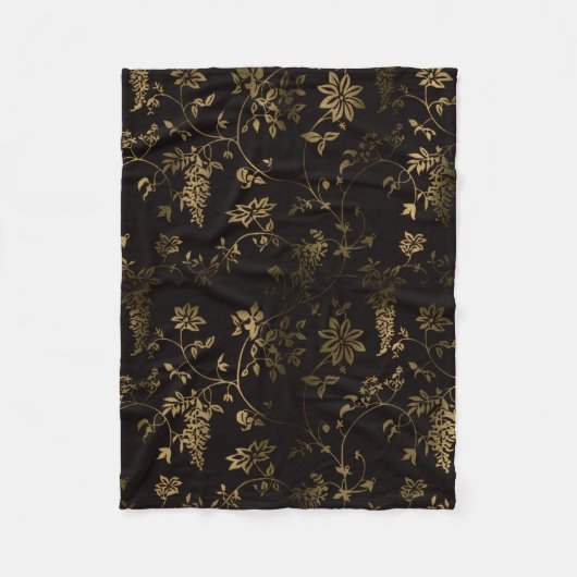 Blume Fleecedecke (Vorderseite)