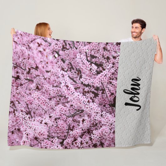 Blume Fleecedecke (Beispiel)