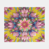 Blume Fleecedecke (Vorderseite (Horizontal))