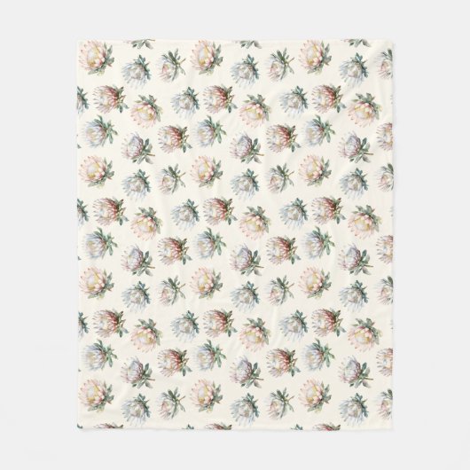 Blume Fleecedecke (Vorderseite)