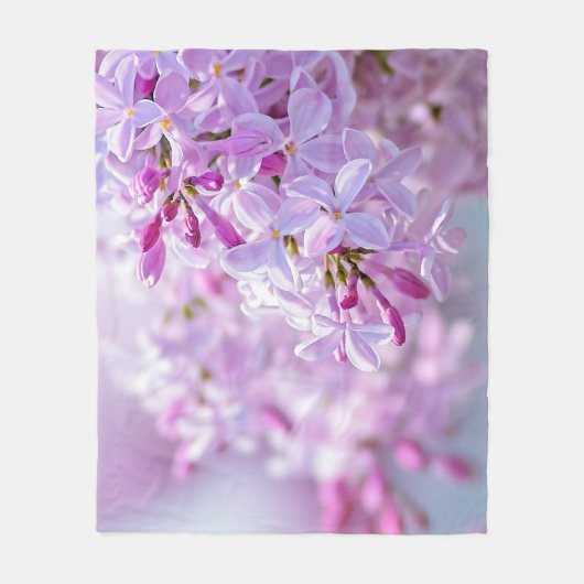 Blume Fleecedecke (Vorderseite)