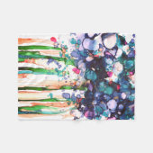 Blume Fleecedecke (Vorderseite (Horizontal))