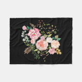 Blume Fleecedecke (Vorderseite (Horizontal))