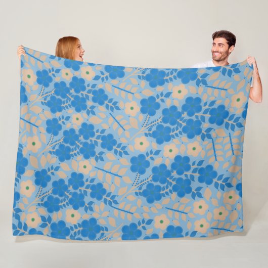 BLUME FLEECEDECKE (Beispiel)