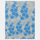 BLUME FLEECEDECKE (Vorderseite)