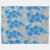 BLUME FLEECEDECKE (Vorderseite (Horizontal))