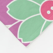Blume Fleecedecke (Ecke)