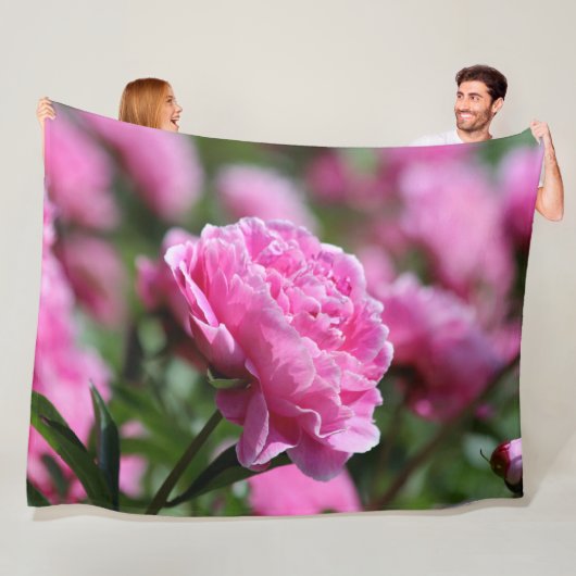 Blume Fleecedecke (Beispiel)