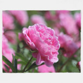 Blume Fleecedecke (Vorderseite (Horizontal))