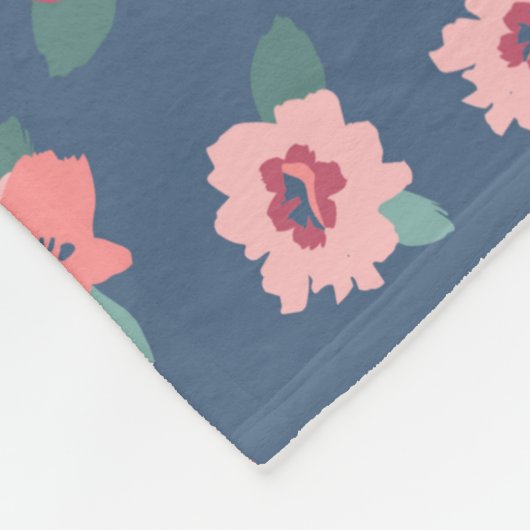 Blume Fleecedecke (Ecke)